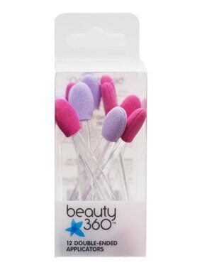 Beauty 360 Dual Tip Eyeshadow Applicators 12pcs